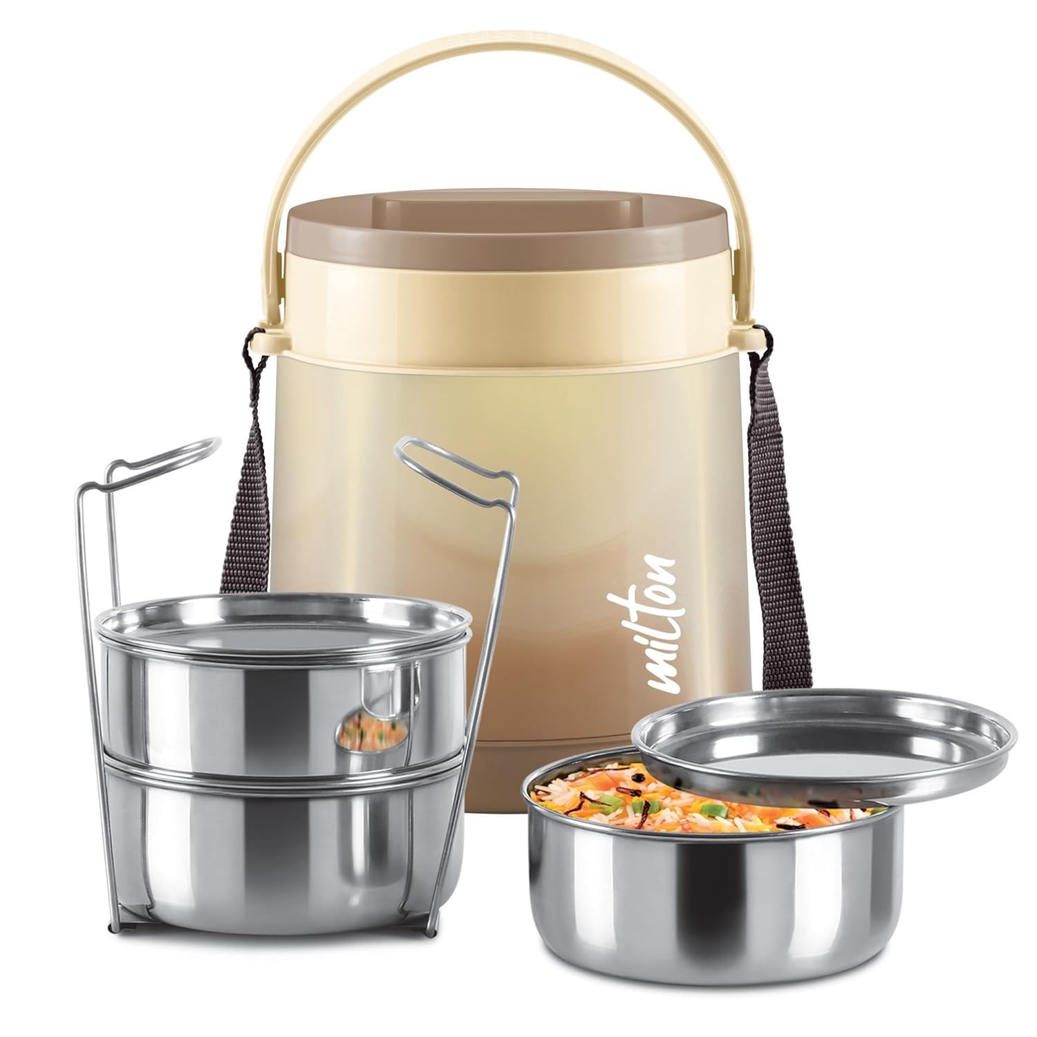 GRADIENT TIFFIN 3  900ML BROWN (AM-GRA3C900BR541-BM)